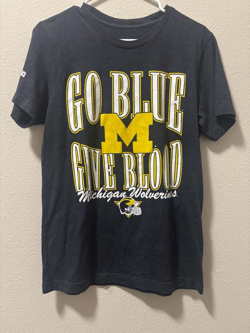 Homefield Michigan Wolverines Go Blue Give Blood T-Shirt